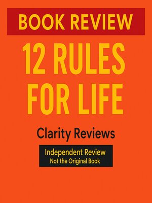cover image of 12 Rules for Life — Book Review — Jordan B. Peterson